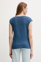 Îmbrăcăminte United Colors of Benetton tricou de in 37UJE16B1 albastru