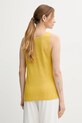 United Colors of Benetton top lniany 37UJE8398 żółty SS25