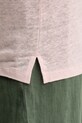 Льняний топ United Colors of Benetton 37UJE8398 рожевий