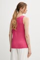 United Colors of Benetton top lniany 37UJE8398 różowy SS25