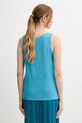 Дрехи Ленен топ United Colors of Benetton 37UJE8398 син