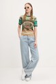 Desigual t-shirt AFRICA 25SWTKA5 zielony SS25