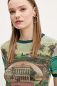 Desigual t-shirt AFRICA zielony 25SWTKA5