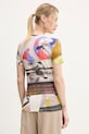 Дрехи Тениска Desigual COLLAGE 25SWTK14 бежов