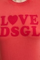 Tričko Desigual LOVE DSGL 25SWTK10 červená