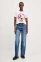 Хлопковая футболка Desigual MICKEY MOUSE 25SWTKAI белый SS25