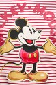 Desigual tricou din bumbac MICKEY MOUSE 25SWTKAI rosu