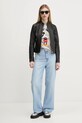 Хлопковая футболка Desigual MICKEY MOUSE 25SWTKAI серый SS25