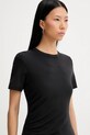 Samsoe Samsoe tricou din bumbac Saevelyn negru F24400022