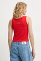 Ρούχα Βαμβακερό τοπ American Vintage FAZ01AE25 κόκκινο