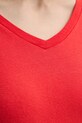 American Vintage tricou din bumbac GAMI02DE25 rosu