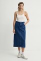 Bavlněný top American Vintage SUL01BE25 bílá SS25