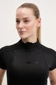 Футболка adidas Originals Zip Up Crop Top чорний JJ0917