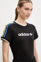 adidas Originals tricou Linear negru JD2724
