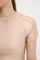 Μπλουζάκι adidas Originals 3-Stripe Spandex JJ0909 μπεζ