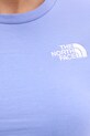 Tričko The North Face Essential Cropped NF0A55AO0YI1 modrá