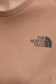 The North Face tricou din bumbac Box Relaxed NF0A87NK6E11 maro