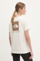 Odzież The North Face t-shirt Box Relaxed NF0A87NK95R1 beżowy