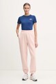 The North Face t-shirt bawełniany Redbox Slim NF0A87NMB4O1 granatowy SS25