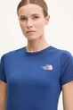 The North Face t-shirt bawełniany Redbox Slim granatowy NF0A87NMB4O1