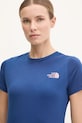 The North Face tricou din bumbac Redbox Slim bleumarin NF0A87NMB4O1