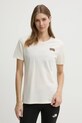 The North Face tricou din bumbac Outdoor Graphic NF0A8C22QLI1 bej SS25