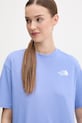 Памучна тениска The North Face Essential син NF0A87NQ0YI1