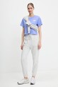 Tričko The North Face Simple Dome Cropped Slim NF0A87U40YI1 fialová SS25