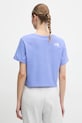 Îmbrăcăminte The North Face tricou Simple Dome Cropped Slim NF0A87U40YI1 violet