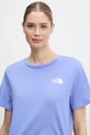 Tričko The North Face Simple Dome Cropped Slim fialová NF0A87U40YI1