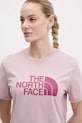 The North Face t-shirt Relaxed Easy różowy NF0A8A6GA1O1