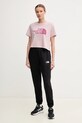 Тениска The North Face Easy Relaxed NF0A8A6HA1O1 розов SS25