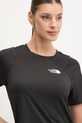 The North Face sportos póló Lightbright fekete NF0A8BNTJK31