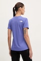 The North Face t-shirt sportowy Flex NF0A8BRR6IF1 fioletowy SS25