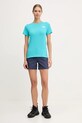 The North Face t-shirt sportowy Lightning Alpine NF0A8BT56IB1 turkusowy SS25