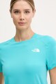 The North Face t-shirt sportowy Lightning Alpine turkusowy NF0A8BT56IB1