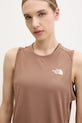 Αθλητικό top The North Face Sunriser καφέ NF0A8BBY6IH1
