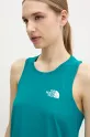 The North Face top sportowy Lightbright turkusowy NF0A8BNU6GO1