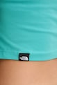 The North Face top NF0A55AQE6F1 turkusowy