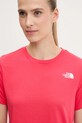 The North Face tricou de antrenament Foundation Vertical rosu NF0A8BR06IE1