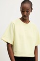 Hugo Blue tricou din bumbac galben 50537091