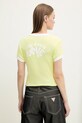 Îmbrăcăminte Hugo Blue tricou din bumbac 50537476 galben