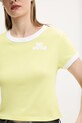 Hugo Blue tricou din bumbac galben 50537476