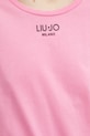 Бавовняна футболка Liu Jo TA5170.JS923 рожевий