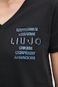 Хлопковая футболка Liu Jo TA5172.JS923 чёрный