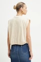 Odzież Liu Jo t-shirt bawełniany TA5273.J6308 beżowy