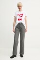 Bavlněné tričko ZADIG&VOLTAIRE JWTS02684.107 bílá SS25
