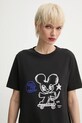 ZADIG&VOLTAIRE t-shirt bawełniany czarny JWTS02734.11