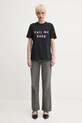 ZADIG&VOLTAIRE t-shirt bawełniany JWTS02804.11 czarny SS25