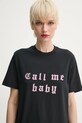 ZADIG&VOLTAIRE t-shirt bawełniany czarny JWTS02804.11